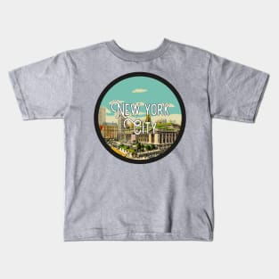 NYC Vintage Decal Kids T-Shirt